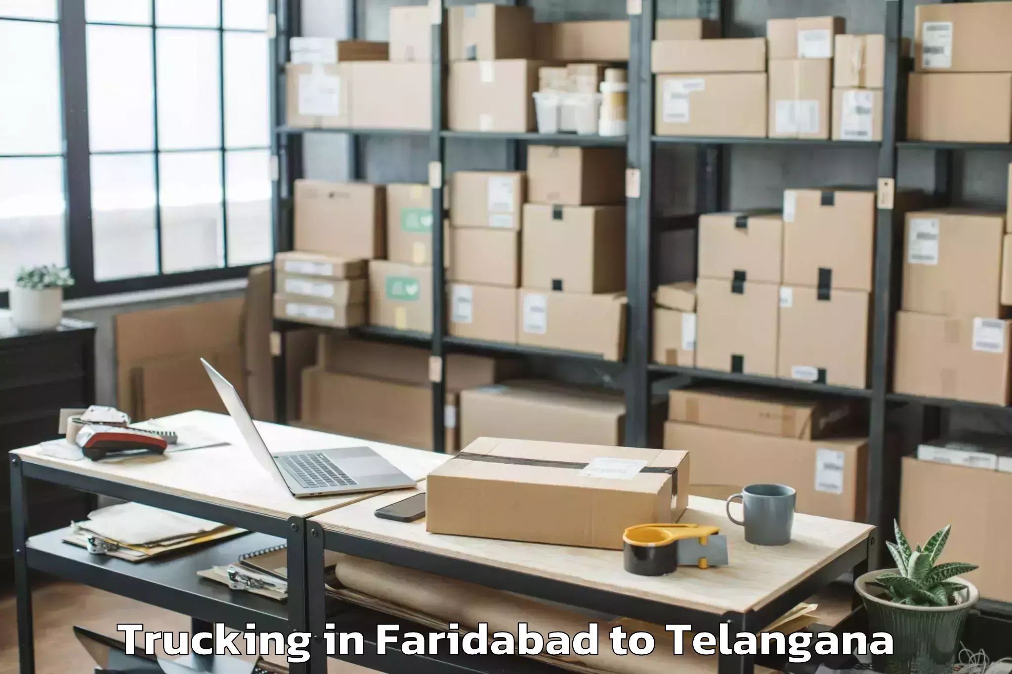 Trusted Faridabad to Nit Warangal Trucking